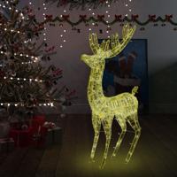 Kerstdecoratie rendier 250 LED's warmwit 180 cm acryl - thumbnail