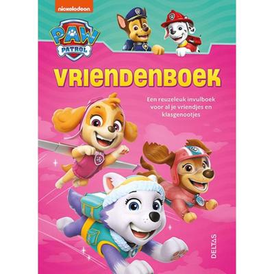 Deltas Nickelodeon paw patrol vriendenboek roze Deltas Nickelodeon paw patrol vriendenboek roze