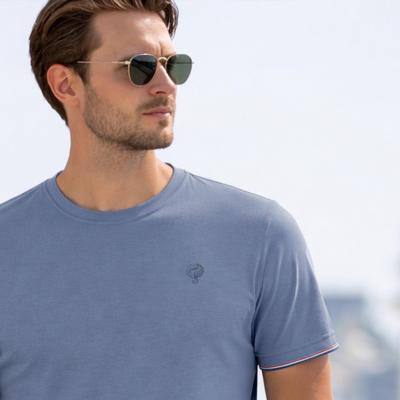 Heren T-shirt Dronten | Jeansblauw