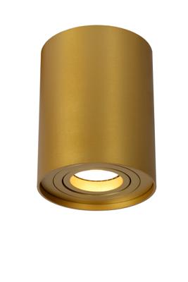 Lucide TUBE - Plafondspot - Ø 9,6 cm - 1xGU10 - Mat Goud / Messing Lucide TUBE - Plafondspot - Ø 9,6 cm - 1xGU10 - Mat Goud / Messing