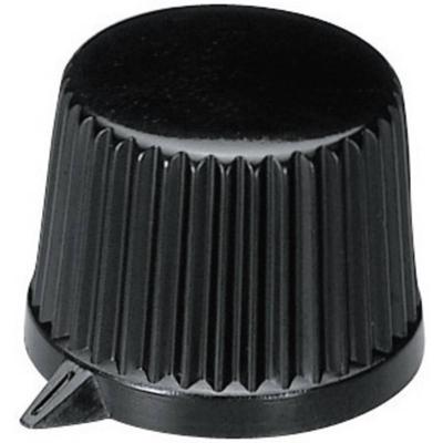 OKW A1685540 Draaiknop Zwart (Ø x h) 11.4 mm x 10.5 mm 1 stuk(s)