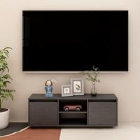 Tv-meubel 110x30x40 cm massief grenenhout grijs - thumbnail
