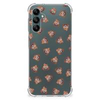Doorzichtige Silicone Hoesje voor Samsung Galaxy A14 5G/4G Poep Emojis - thumbnail