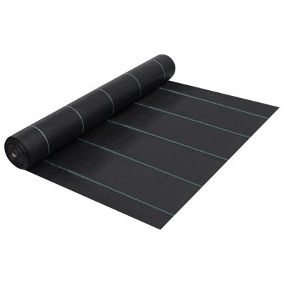 VidaXL Worteldoek 2x150 m pp zwart
