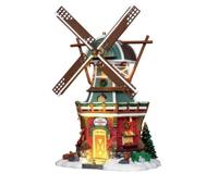 Lemax stony brook windmill verlicht kersthuisje Vail Village 2012 - thumbnail