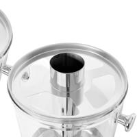 VidaXL Drievoudige sapdispenser roestvrij staal 3x8 l - thumbnail