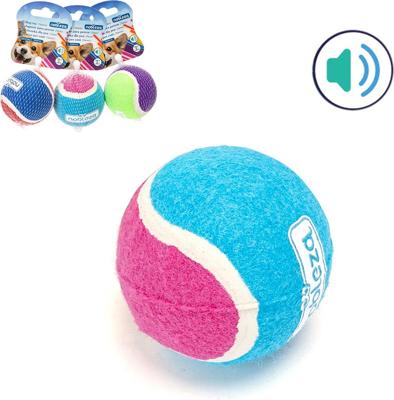 Nobleza Honden tennisbal met piep - Diameter 6,4 cm