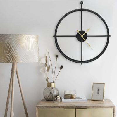 VidaXL Wandklok 52 cm ijzer zwart VidaXL Wandklok 52 cm ijzer zwart