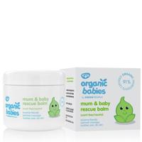 Green People Organic babies mum & baby rescue balm scent free 100 Milliliter - thumbnail