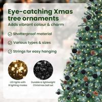 VidaXL Kunstkerstboom met 300 led groen 210 cm pvc en staal - thumbnail