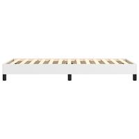 Boxspringframe kunstleer wit 90x200 cm - thumbnail