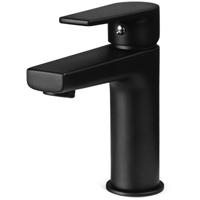 Wastafelkraan - Wastafelmengkraan - Versanix Sinpy - Opbouw - Rond - Zwart - thumbnail