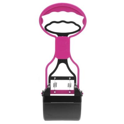 Lange handvat kaak kak Scoop schoon pick-up dierlijke afval hond puppy kat afval kiezer (roze)