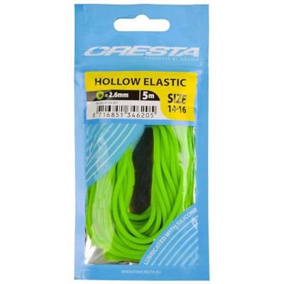Cresta Hollow Elastic 2.6 mm 5 m Fluor green