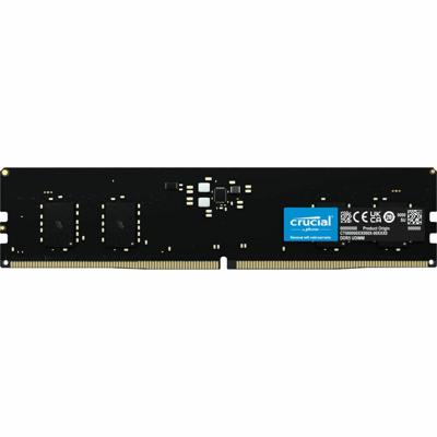Crucial CT8G48C40U5 Werkgeheugenmodule voor PC DDR5 8 GB 1 x 8 GB On-die ECC 4800 MHz 288-pins DIMM CL40 CT8G48C40U5 Crucial CT8G48C40U5 Werkgeheugenmodule voor PC DDR5 8 GB 1 x 8 GB On-die ECC 4800 MHz 288-pins DIMM CL40 CT8G48C40U5