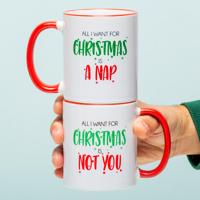 Gepersonaliseerde Mok All I Want For Christmas Is... - thumbnail