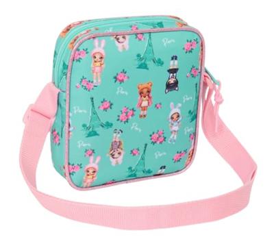 Schoudertas Na!Na!Na! Surprise Bunny Roze Turkoois 16 x 18 x 4 cm