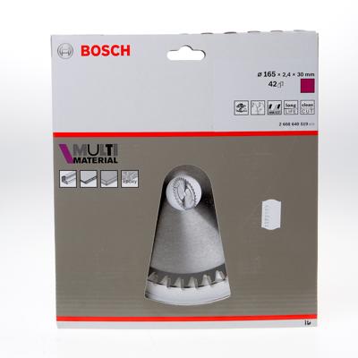 Bosch Accessories Multi Material 2608640519 Hardmetaal-cirkelzaagblad 165 x 30 x 2.4 mm Aantal tanden: 42 1 stuk(s)