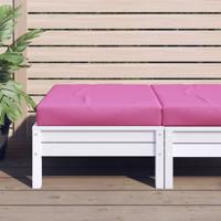 VidaXL Palletkussen 60x60x8 cm oxford stof roze - thumbnail