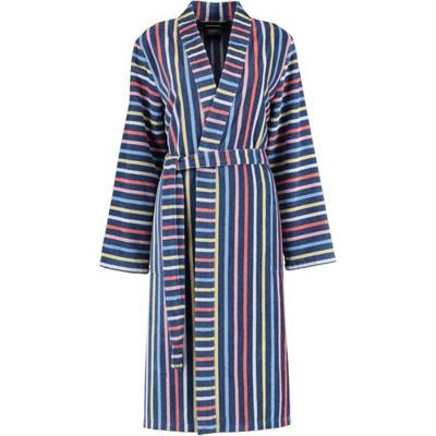 Cawo dames kimono met strepen - luxe katoen-38