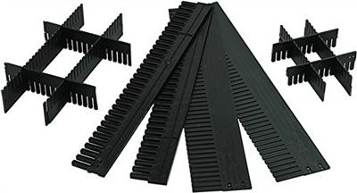 LA-KA-PE Onderste deel | voor transportstapelbak hoogte 180 mm | PP antraciet | 10 stuks - TRK 180/5 TRK 180/5 LA-KA-PE Onderste deel | voor transportstapelbak hoogte 180 mm | PP antraciet | 10 stuks - TRK 180/5 TRK 180/5
