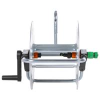 Slanghaspel voor 50 m 1/2" of 35 m 3/4" slang wandmontage staal - thumbnail
