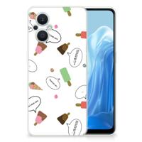 OPPO Reno8 Lite Siliconen Case IJsjes - thumbnail