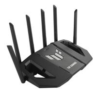 ASUS TUF Gaming BE9400 Tri Band WiFi 7 (802.11be) Extendable Gaming Router (vier 2.5G-poorten, 3-traps poort-forwarmering, Smart Home Master, AiMesh ondersteuning en AiProtection voor - thumbnail