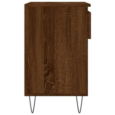 VidaXL Schoenenkast 70x36x60 cm bewerkt hout bruin eikenkleur