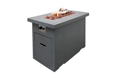 Fonteyn | Terrashaard Haarlem Rechthoek | Hoog Antraciet | Incl. Gasdrukregelaar