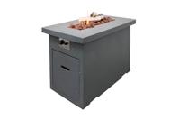 Fonteyn | Terrashaard Haarlem Rechthoek | Hoog Antraciet | Incl. Gasdrukregelaar - thumbnail