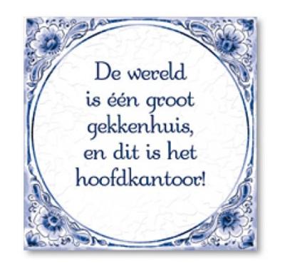 Paperdreams tegel - gekkenhuis