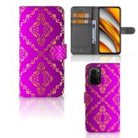 Wallet Case Poco F3 | Xiaomi Mi 11i Barok Roze - thumbnail