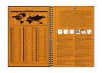 Oxford INTERNATIONAL notebook, 160 bladzijden, ft B5, geruit 5 mm - thumbnail
