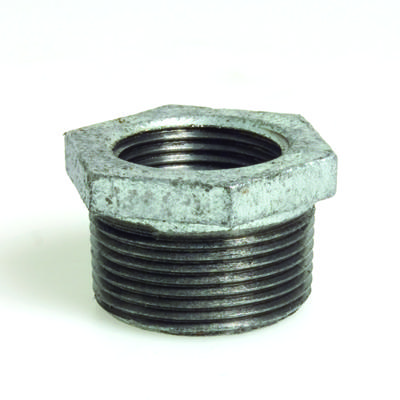 Zeskant verloopring - Fig.241 - Staal verzinkt - buiten/binnen - 1" x 1/2"