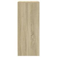 Dressoir met LED 42,5x34x85 cm bewerkt hout sonoma eikenkleurig - thumbnail