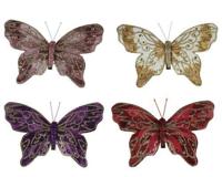 Vlinder veer L14b8h1 cm a4 Decoris - Decoris - thumbnail