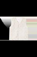 Someone winter gilet meisjes - donker beige - Nel - thumbnail