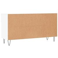 VidaXL Schoenenbank 102x35x55 cm bewerkt hout wit - thumbnail