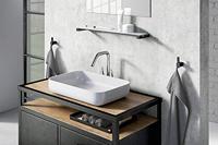 Zack Carvo Handdoekhaak - 7x5cm - enkel - zwart 40503 - thumbnail