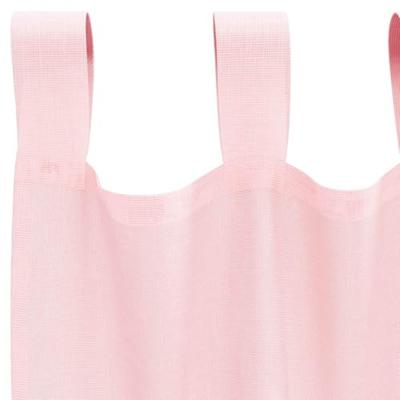 VidaXL Gordijnen voile met lussen 2 st 140x225 cm lichtroze VidaXL Gordijnen voile met lussen 2 st 140x225 cm lichtroze