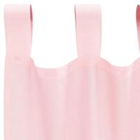 Gordijnen voile met lussen 2 st 140x225 cm lichtroze - thumbnail