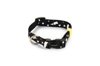 Beeztees Thunder - Halsband Hond - Nylon - Zwart - 26-40cmx15mm - thumbnail