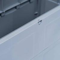 Opbergkist 320 L grijs zwart - thumbnail