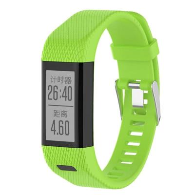 Smart Watch silicone polsband horlogeband voor Garmin Vivosmart HR + (groen)