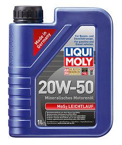 Motorolie Liqui Moly Mos2 Lage-Viscositeit 20W50 A3/B4 1L 1220