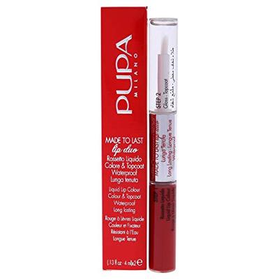 PUPA Made to Last Lip Duo Lipstick Imperial Red 8ml PUPA Made to Last Lip Duo Lipstick Imperial Red 8ml