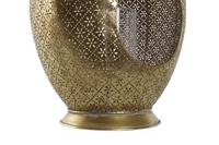 Kaarshouder Home ESPRIT Gouden Metaal Kristal 24 x 24 x 38,5 cm - thumbnail