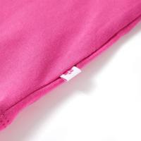 Kindershirt 140 donkerroze - thumbnail