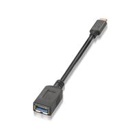 aisens A107 – 0062 – 3 A (15 cm USB 3.1-kabel, voor telefoon mobiele telefoon en tablet) zwart - thumbnail